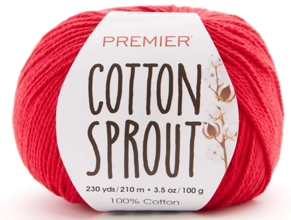 Premier Yarns Cotton Sprout Yarn Red