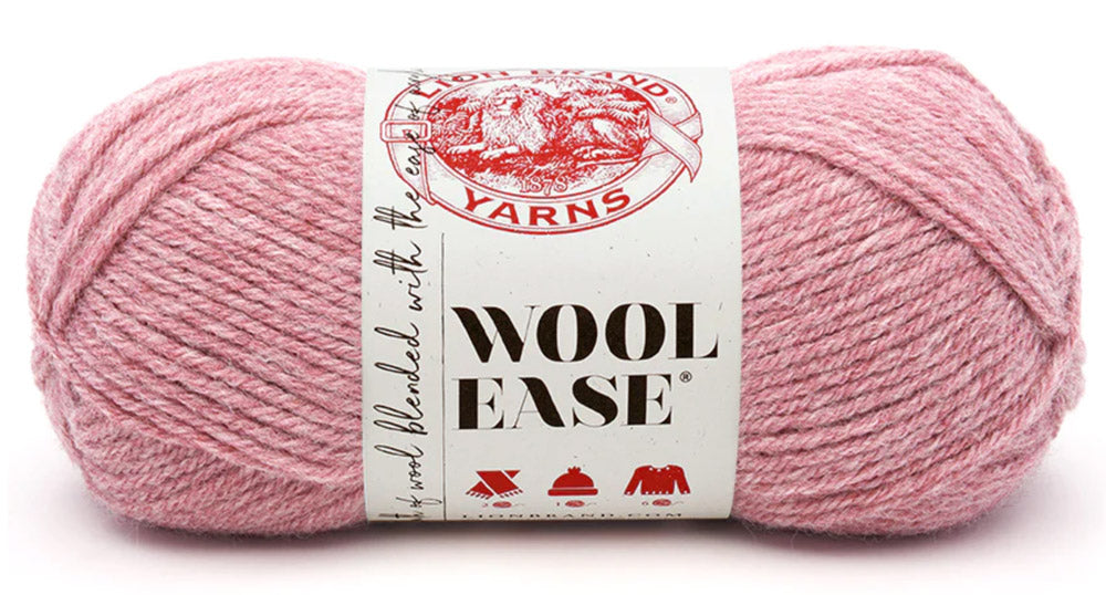 Vintage Lion Brand Yarn Wool-Ease Thick & Quick Yarn: Denim