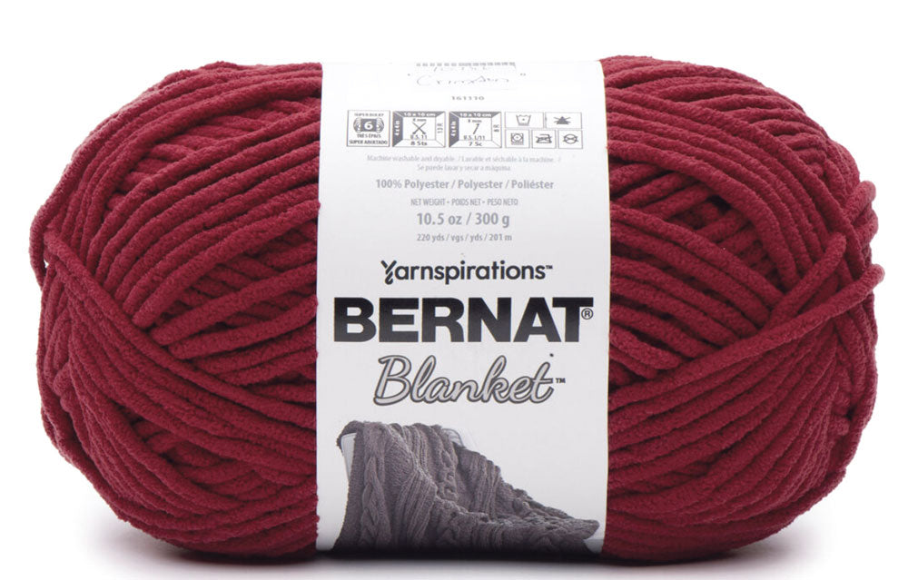 Bernat Blanket Big Ball Yarn Vintage, White, 10.5 oz
