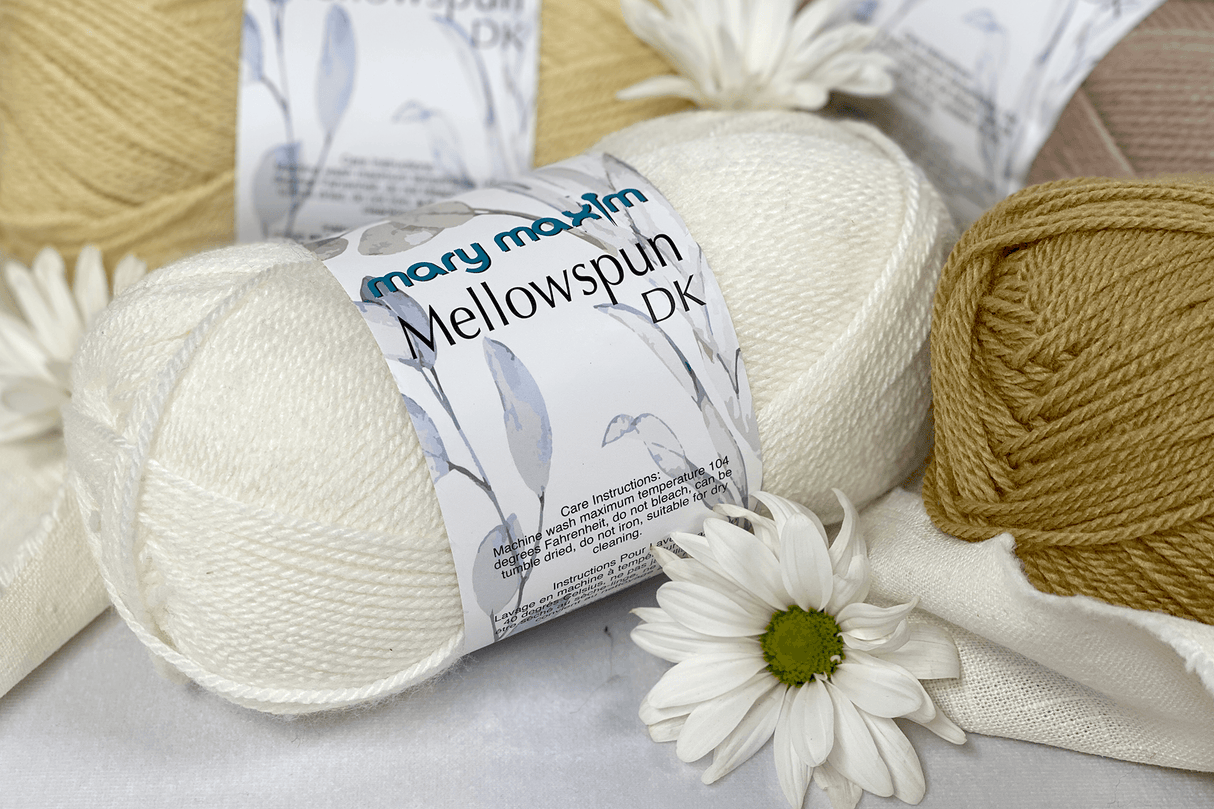 Mary Maxim Mellowspun DK White
