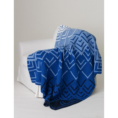 Free Cascading Colors Blanket Pattern