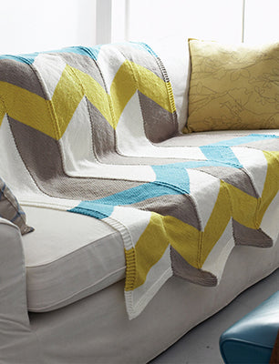 Free Color Pop Chevron Blanket Pattern