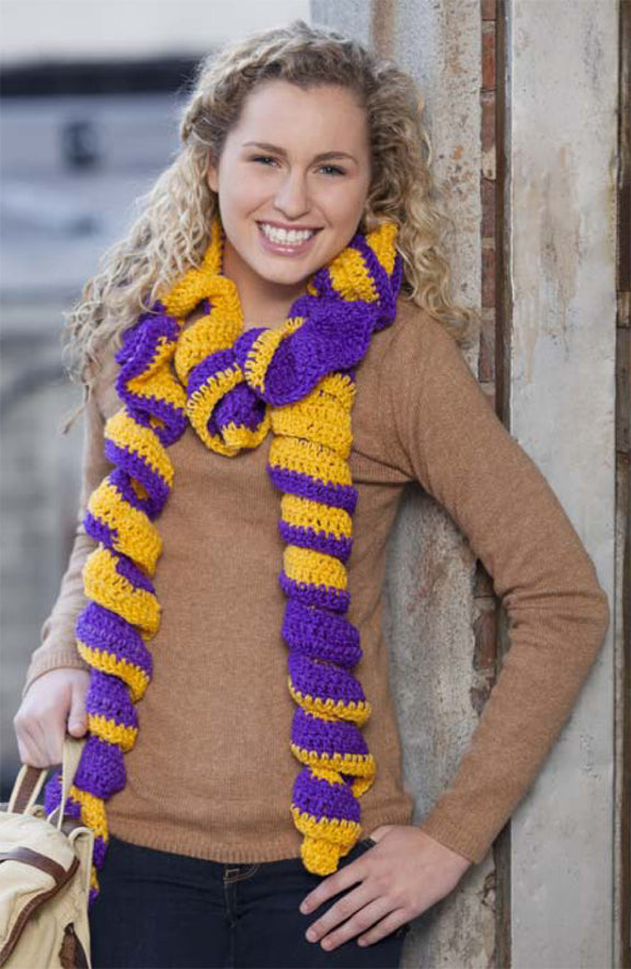 Free Rah-Rah Ruffles Scarf Pattern