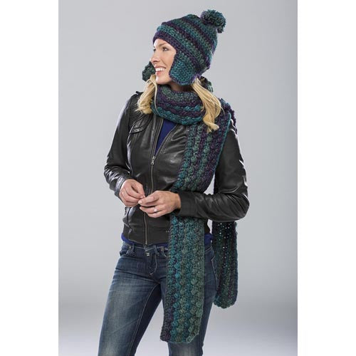 Free Earflap Hat and Scarf Pattern