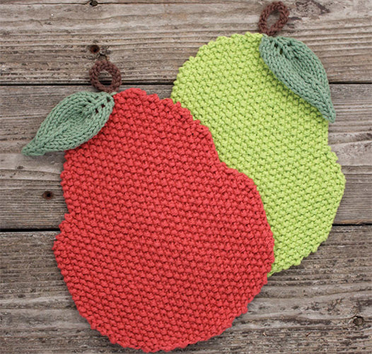 Free Pear-y Nice Dishcloth Pattern