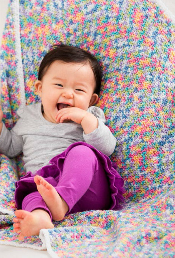 Modèle gratuit de couverture pour bébé Butterfly Days