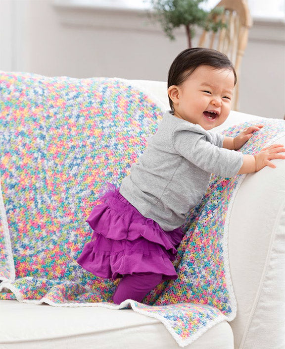 Modèle gratuit de couverture pour bébé Butterfly Days