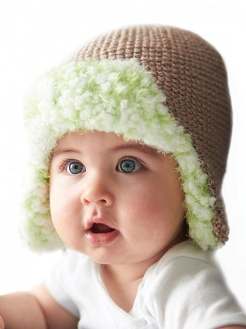 Free Happy Lined Trapper Hat Pattern
