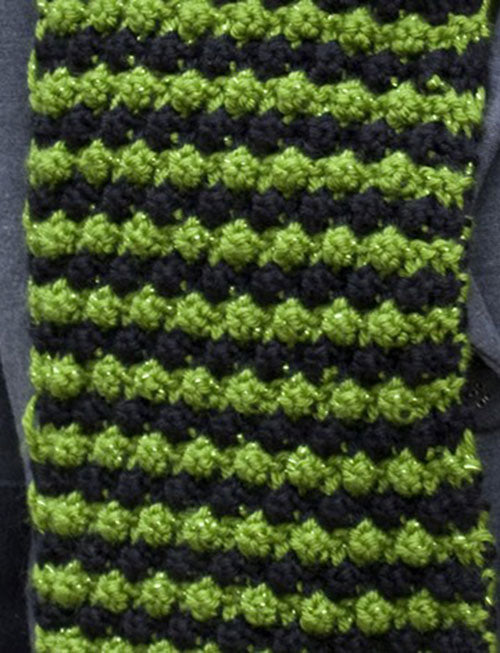 Patrón de bufanda Sparks Fly gratis