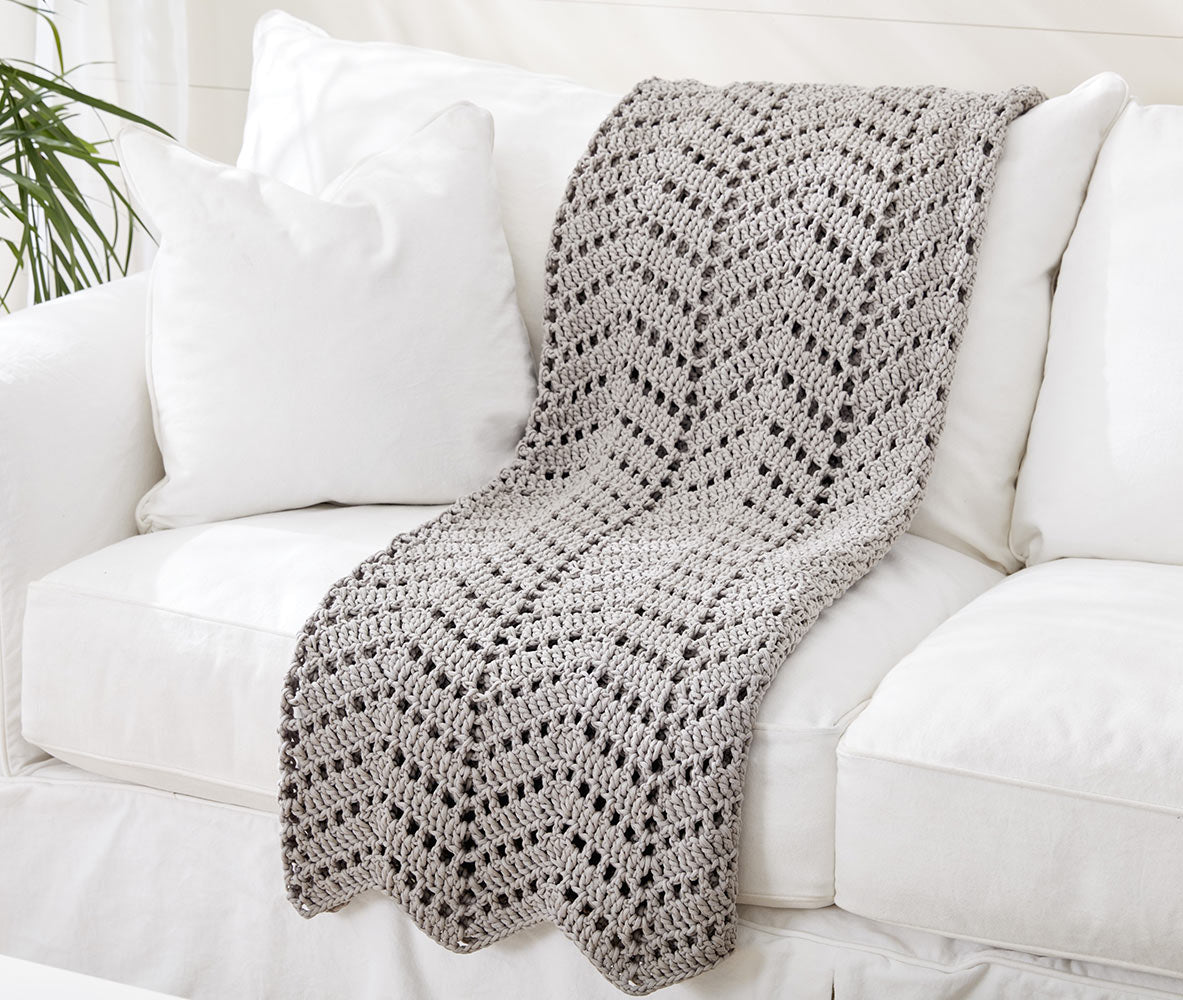 Free Ripples In The Sand Crochet Afghan Pattern