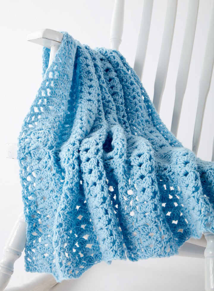 Free Cluster Waves Baby Blanket Pattern