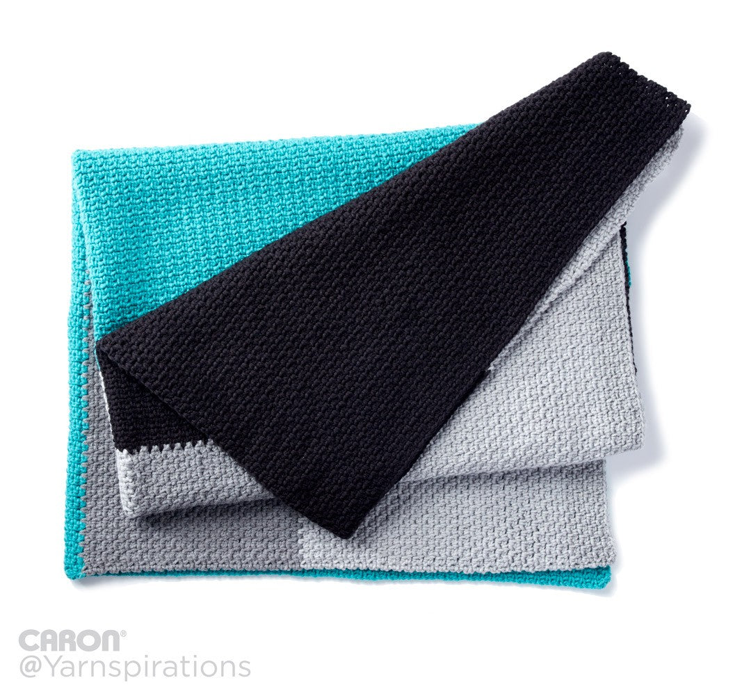 Patrón de manta de cabaña de troncos moderna gratis