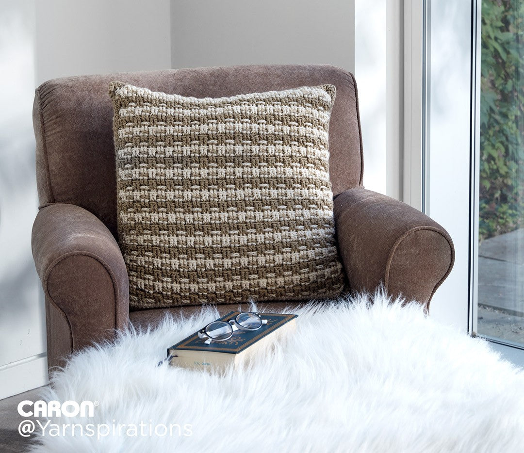 Free Woven Look Pillow Pattern