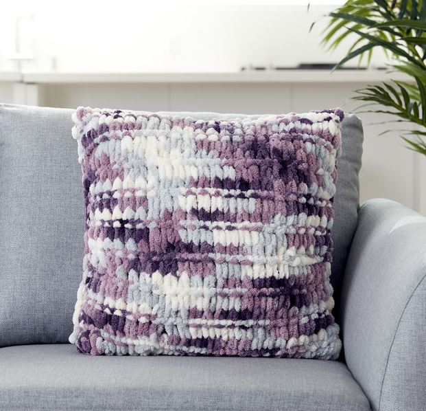 Patrón de almohada Garter Ridge gratis