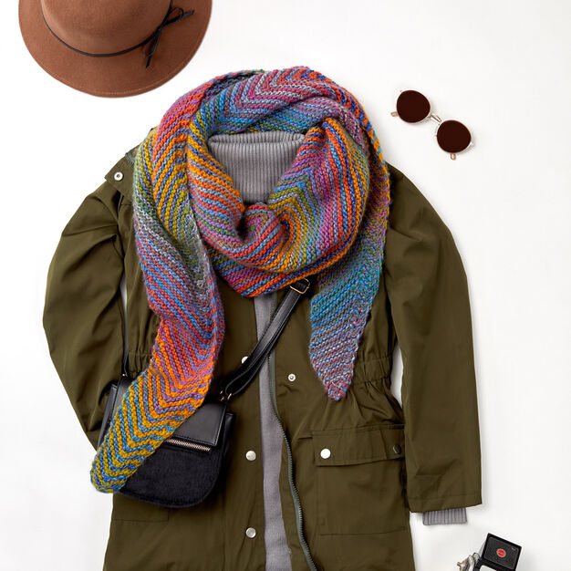 Free Cityscape Shawl Pattern