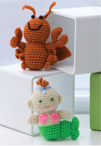 Free Little Lobster & Baby Mermaid Crochet Pattern