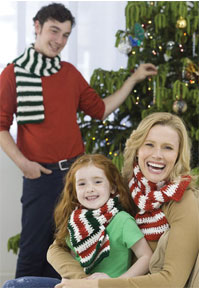 Patrón de crochet de trío de bufandas gratis