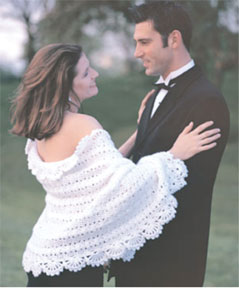 Patrón de crochet Simply Shawl gratis