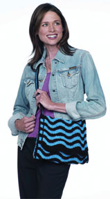 Patrón de punto de bolso Ripple gratis