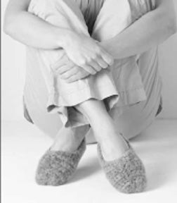 Patrón de crochet de pantuflas fáciles de fieltro gratis