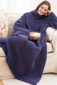 Patrón de punto Wrap-ghan para adultos gratuito