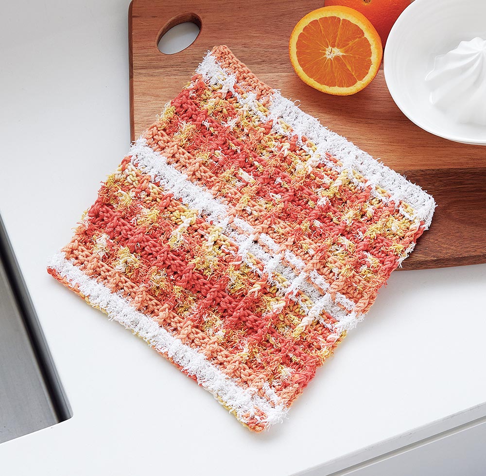Free Scrubbing Waffle Dishcloth Pattern