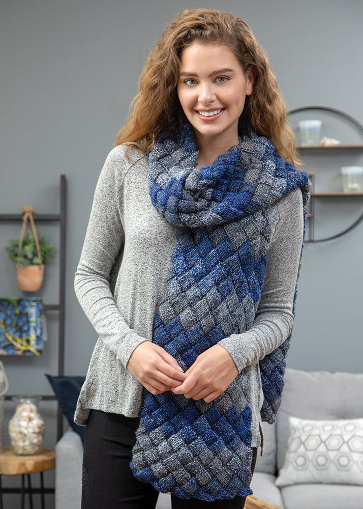 Free Entrelac Scarf Pattern