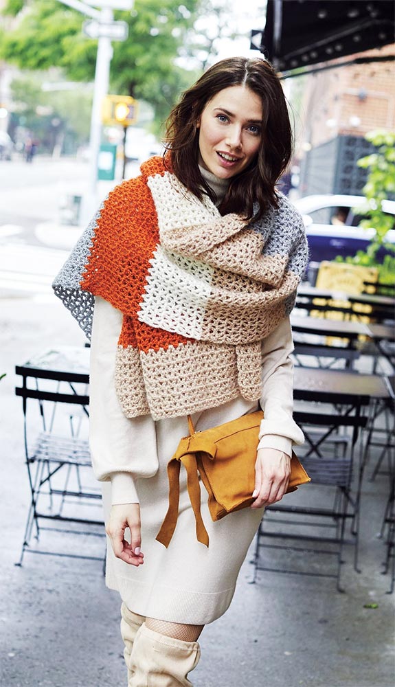 Modèle de châle Hulett gratuit