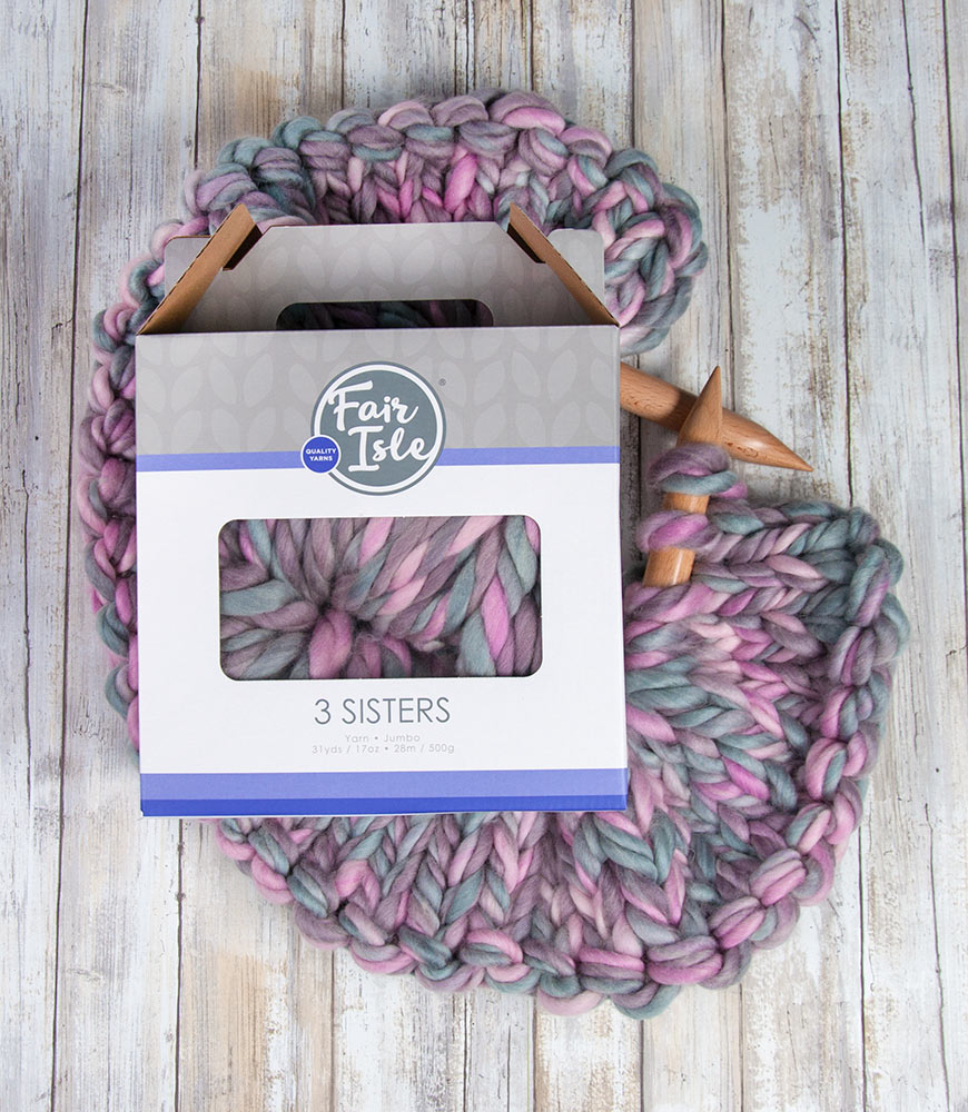 Free Knit Throw Pattern