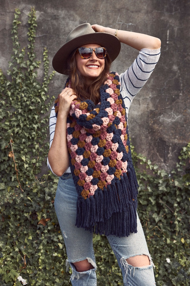 Free Color Pop Super Scarf Pattern