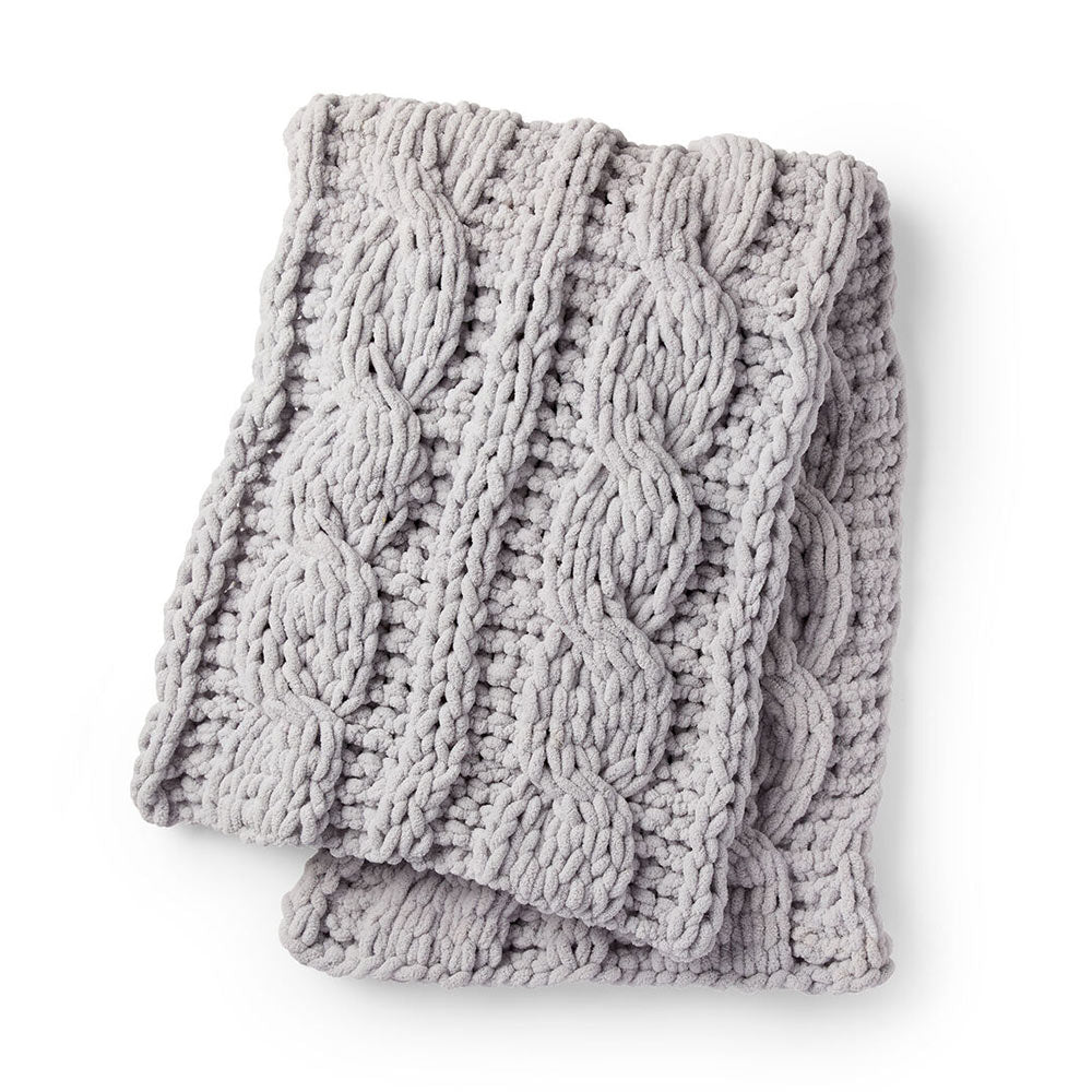 Free Cleverly Cabled Throw Pattern