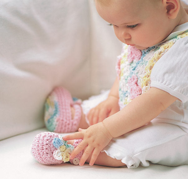 Free Bib and Booties Set Pattern