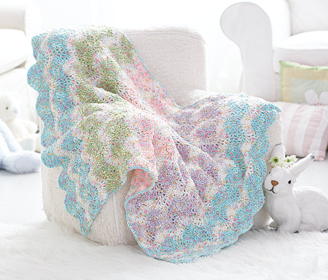 Free Chevron Stripes Blanket Pattern