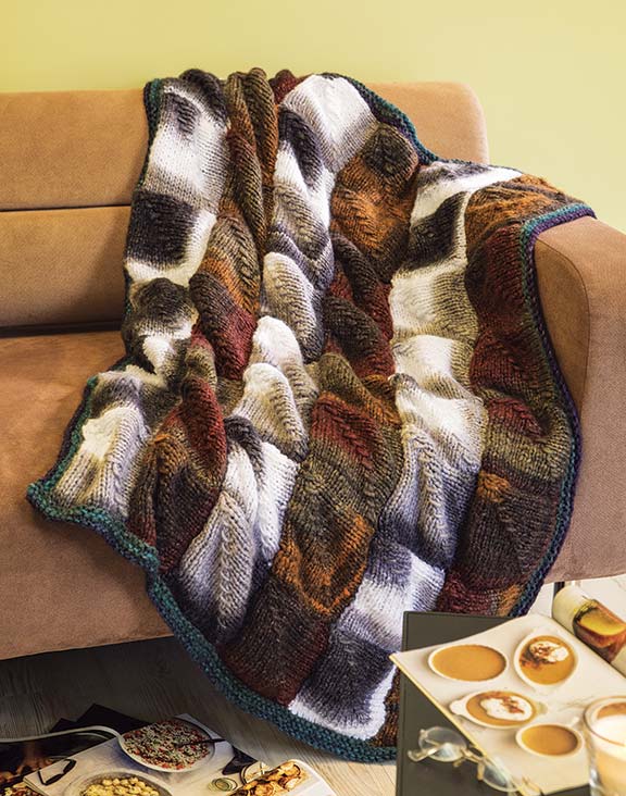 Free Mitered Squares Throw Pattern