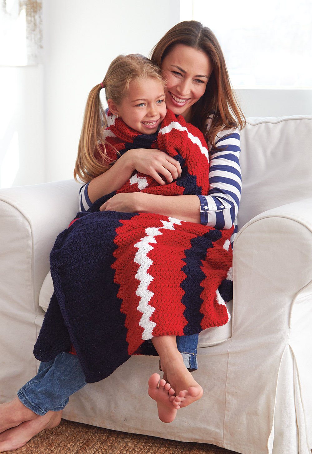 Free Striped Ripple Afghan Pattern