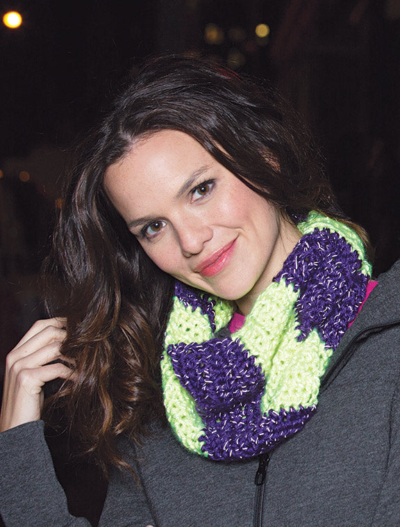 Free Color Block Cowl Pattern