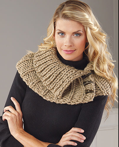 Free Ribbed Collar Pattern