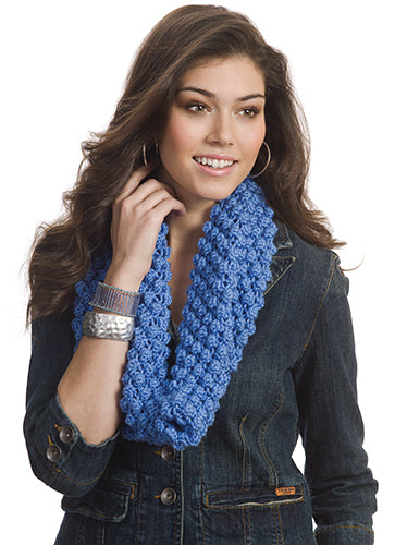 Free Simply Soft Bobble Cowl Pattern