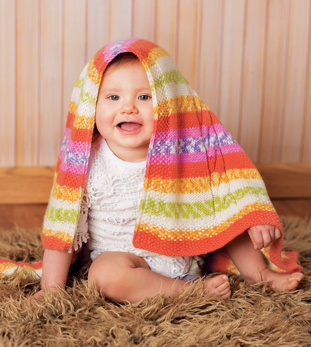 Free Trio of Cables Baby Blanket Pattern