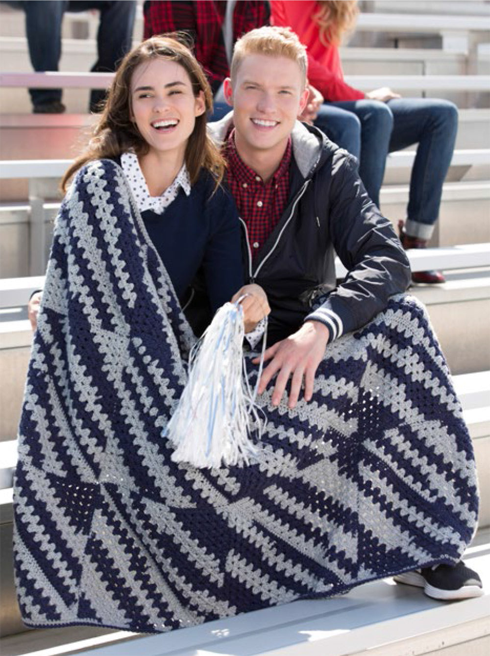 Free Game Day Stadium Throw Pattern