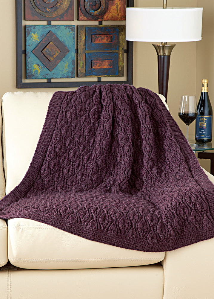 Free Blanket of Leaves Pattern