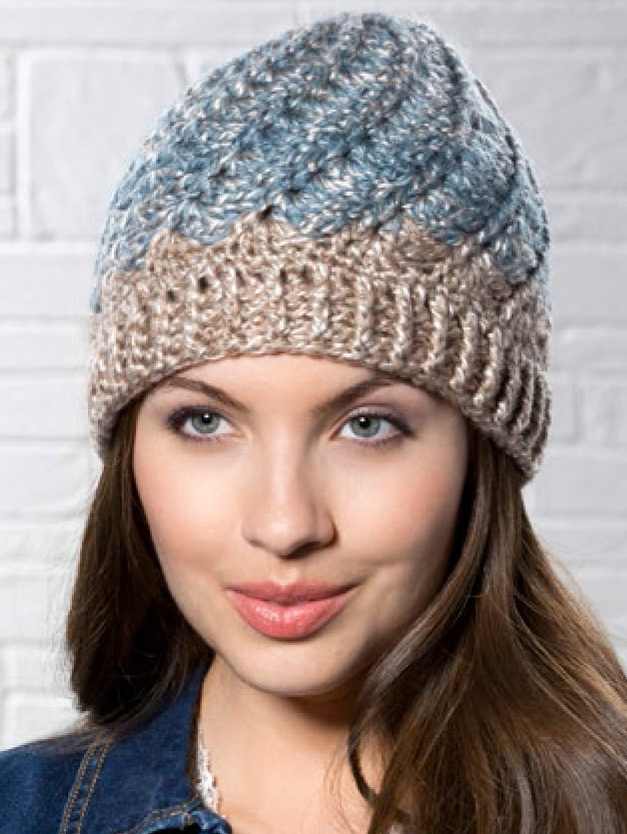Free Spiral Shell Hat Pattern – Mary Maxim, image size:903x1200