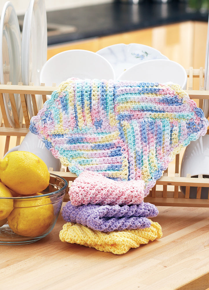 Free Pretty Pastels Dishcloth Pattern