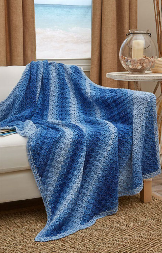 Free Corner to Corner Ombre Throw Pattern