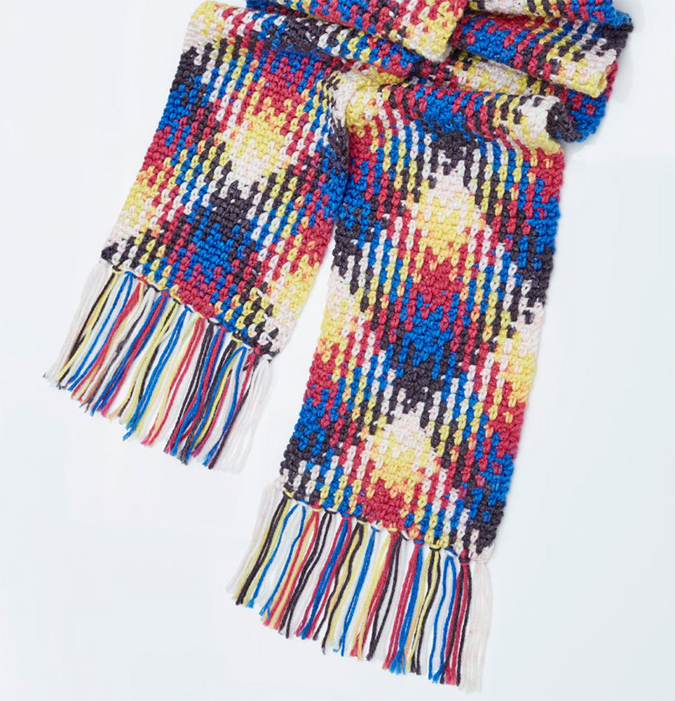 Patrón de bufanda de agrupación planificada perfecta y gratuita