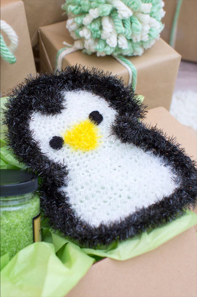 Modèle gratuit de gommage de pingouin précieux