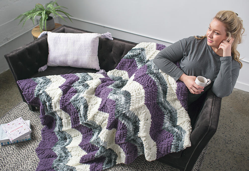 Free EZ Ripple Blanket Pattern