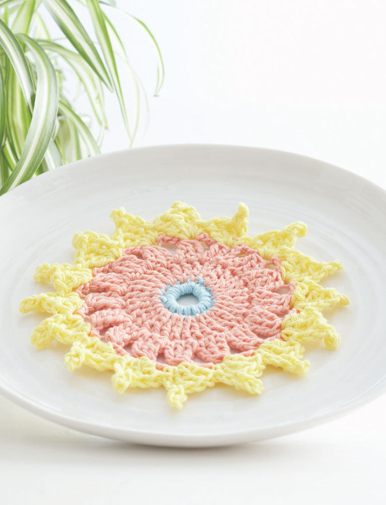 Free Spring Dahlia Dishcloth Pattern