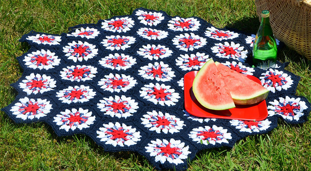 Free Summer Picnic Blanket Pattern