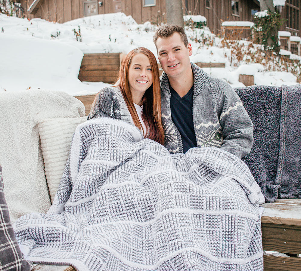 Chequered Plaid Afghan